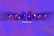 Stardust Color Font, a Font by CosmicMedium (Thumbnail 1 of 3)