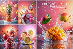 Fruits Splash, a Food & Drink Photo by Digital Art Creations