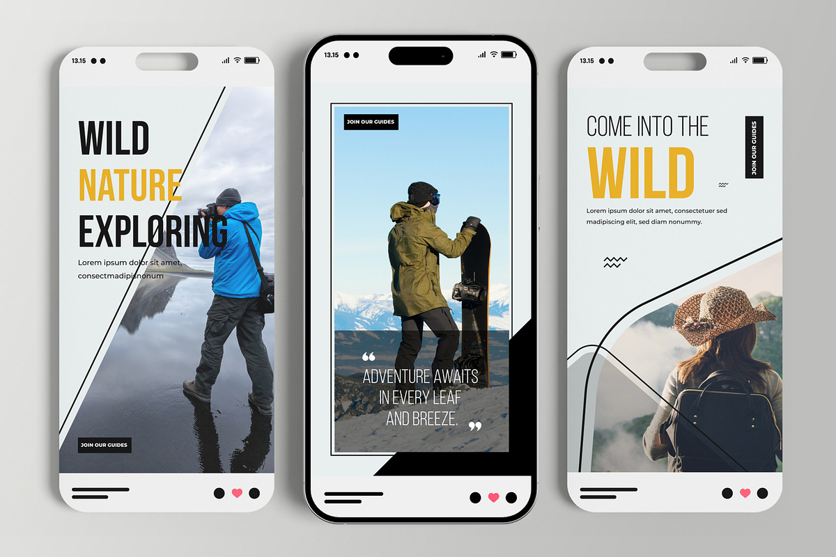 Adventure and Nature Social Media, a Social Media Template by MightyDesign (Photo 1 of 6)