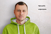 Man in a Hoodie Mockup, a Hoody Mockup by AG Mockups (Thumbnail 4 of 6)