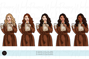 Coffee & Cookies Clipart Bundle Png