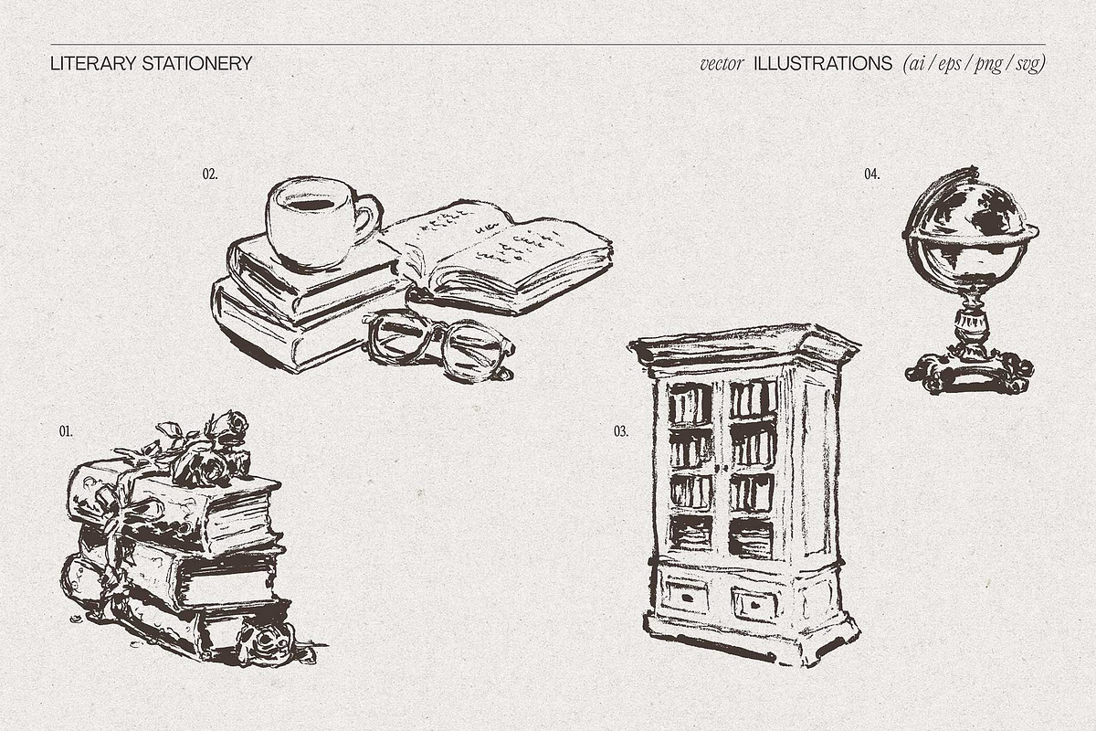 Reading Club Illustrations, an Education Illustration by TheMountBirdStudio (Photo 14 of 15)