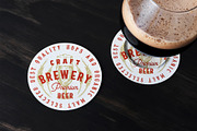Beer Coaster Mockup, a Cups & Container Mockup by Graphicnugget (Thumbnail 2 of 8)