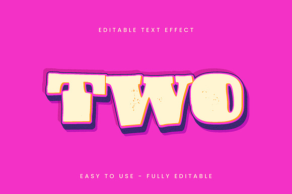 Retro Pop Bold Text Effect preview 4