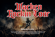 The Wayler - Gothic Blackletter Font, a Blackletter Font by RagamKata (Thumbnail 2 of 10)