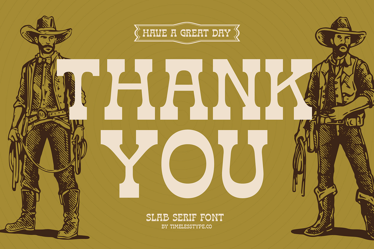 Bring Horse Western Slab Serif, a Slab Serif Font by timelesstype.co (Photo 20 of 20)