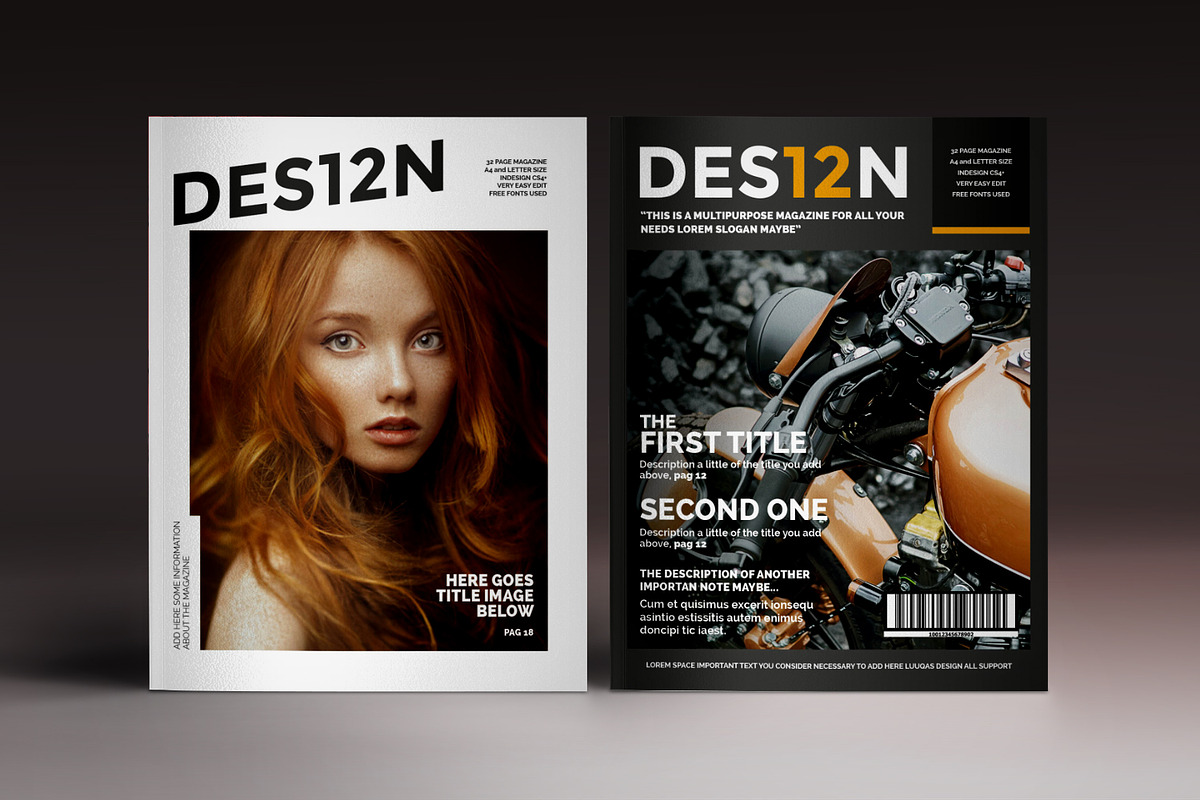 Des12n MGZ, a Magazine Template by Luuqas Design (Photo 2 of 16)