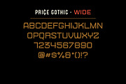 Price Gothic Font Family, a Sans Serif Font by Price Foundry (Thumbnail 7 of 10)