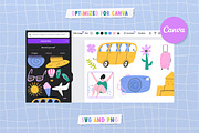 Summer vector clipart & patterns, an Illustration by Valerie (Thumbnail 7 of 8)