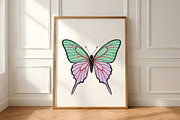 Butterfly Illustration PNG Bundle, a Seasonal Illustration by Daily.Designs (Thumbnail 5 of 5)
