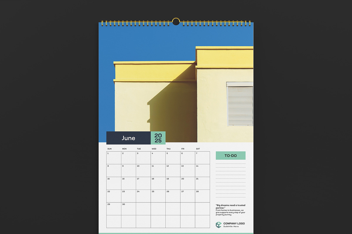 A3 Real Estate Calendar Template preview 7