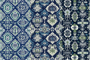 12 Mexi Aztec Seamless Patterns