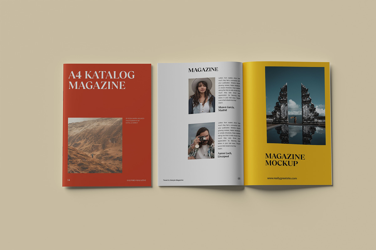 katalog magazine, a Magazine Template by kebunmockup (Photo 3 of 5)