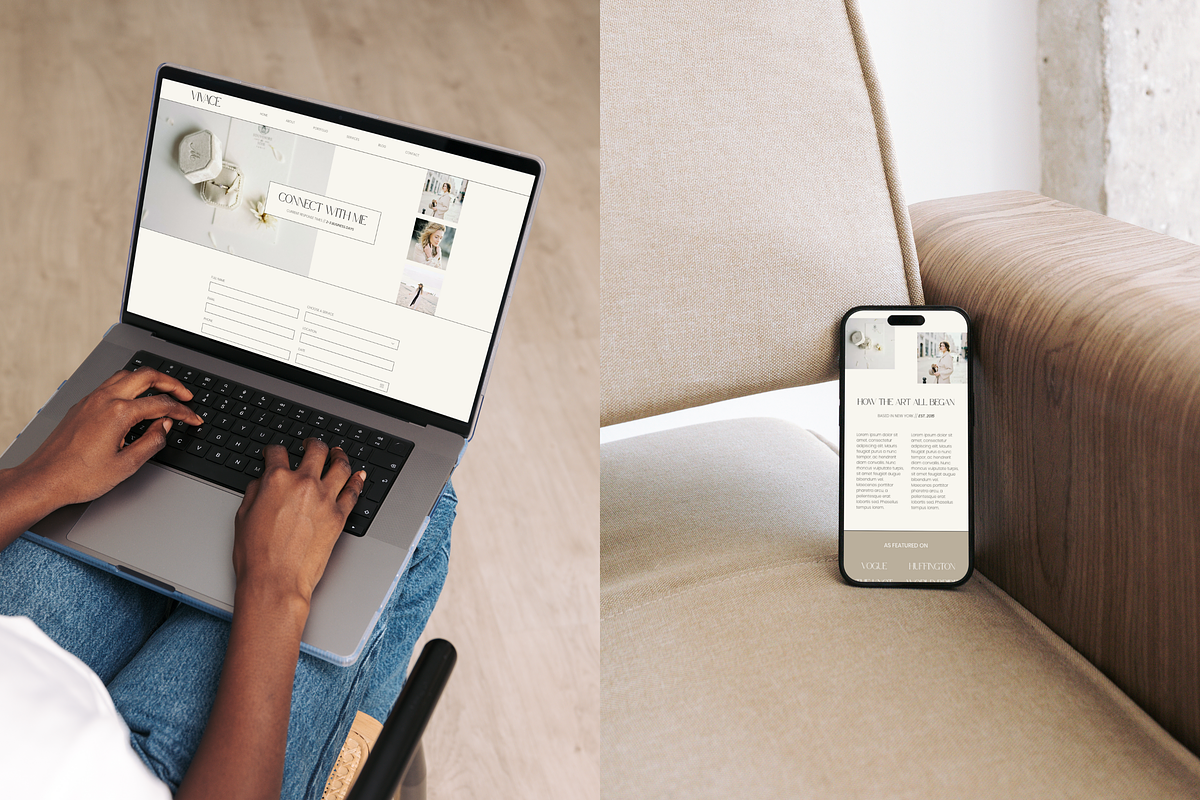 Wix Website Template Photography, a Wix Template by Branding Babe Co. (Photo 10 of 10)