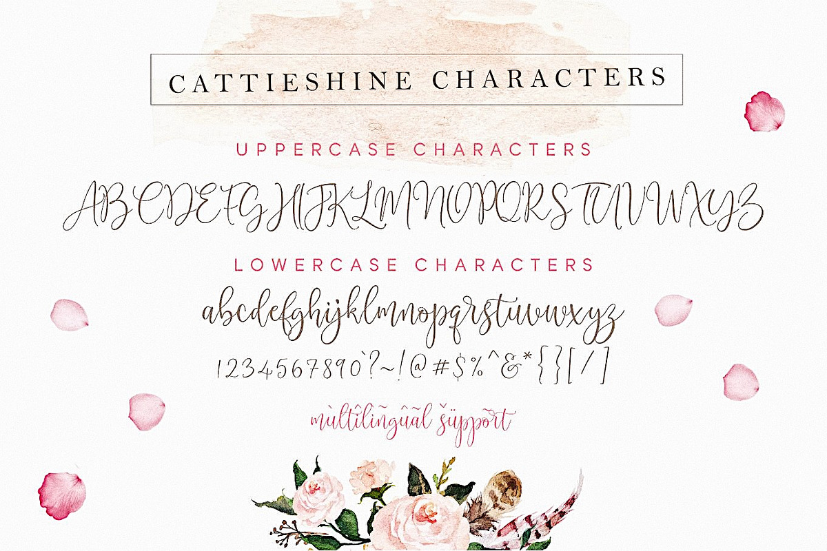 Sale 20% Cattieshine - Font Duo, a Script Font by Anatadesign (Photo 21 of 22)