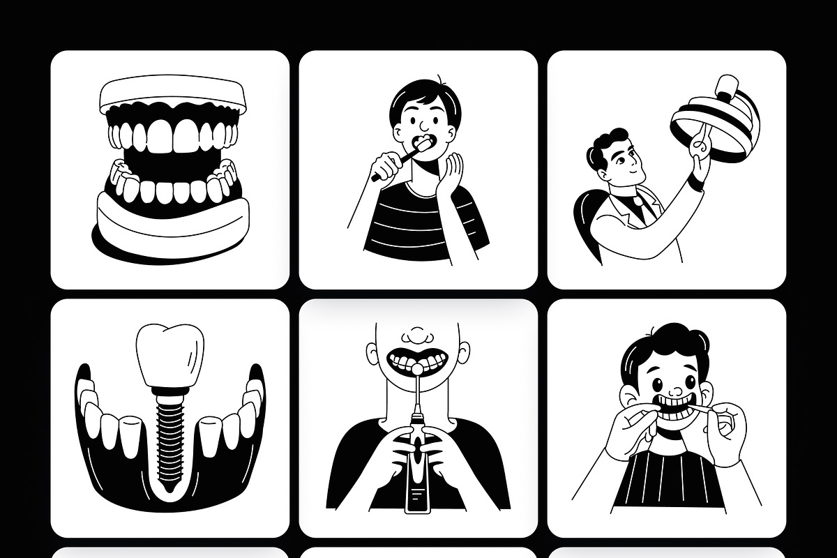 Dentist Drawing Illustration, a Healthcare Illustration by Vectors Market (Photo 9 of 9)