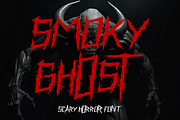 Smoky Ghost - Scary Horror Font, a Font by PutraCetol Studio (Thumbnail 1 of 11)