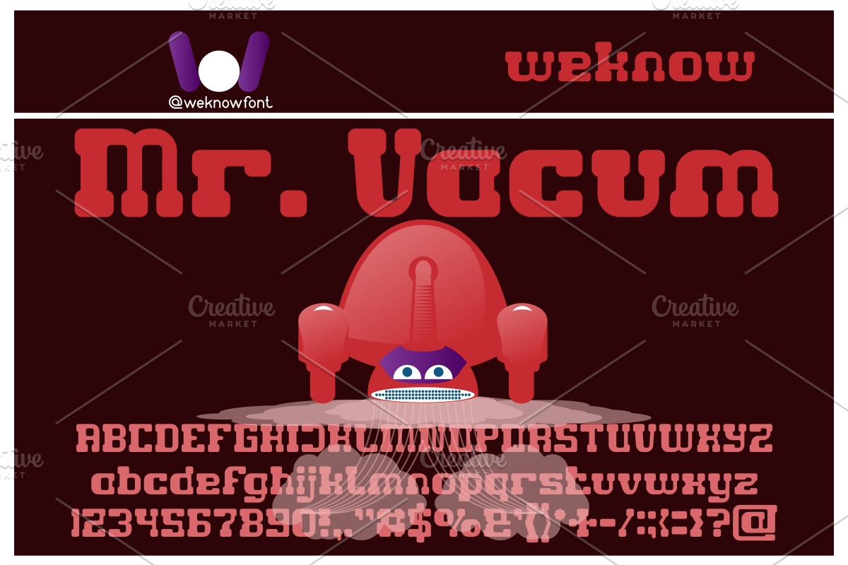 Game Robot font, a Font by weknow (Photo 2 of 5)