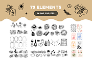 Whimsical Retro Table Clipart, a Decorative Illustration by Heartwarming Art (Thumbnail 3 of 8)