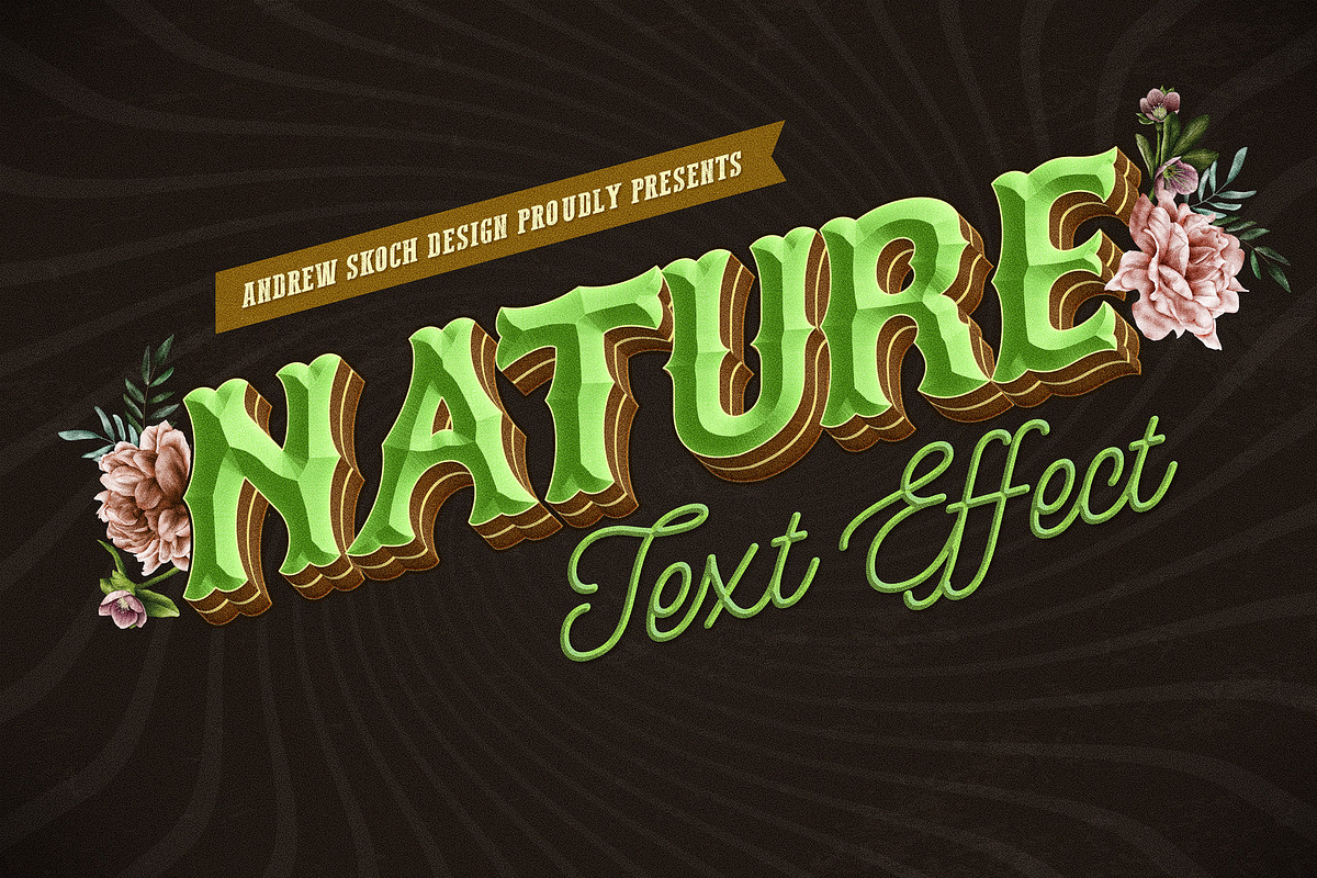 Retro Lettering Text Effect, a Layer Style Add-On by Andrew Skoch Design (Photo 7 of 10)