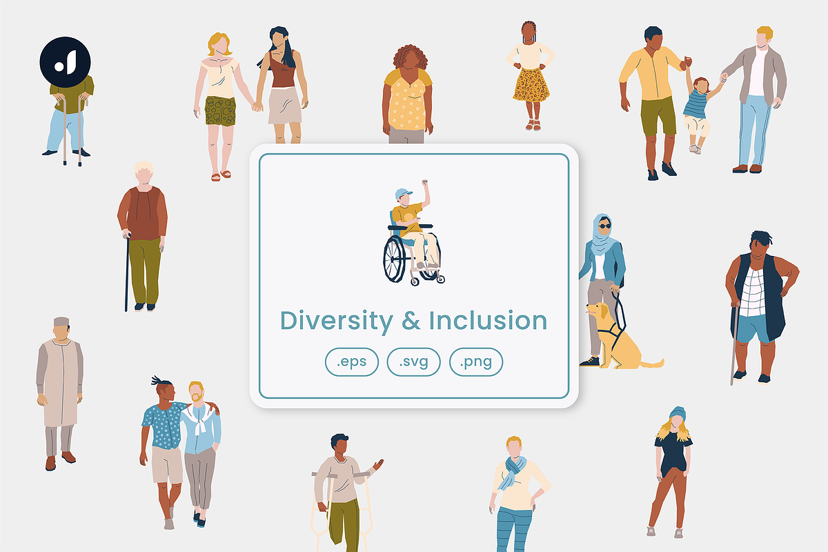 Diversity & Inclusion Illustration