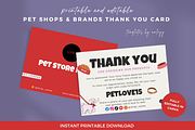 pet shop thank you card, a Card Template by Elegant_Studio44 (Thumbnail 1 of 6)