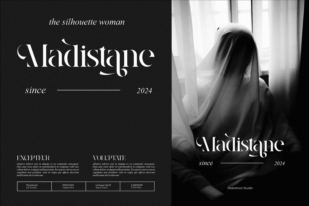 Vistera || Stencil Serif Font, a Serif Font by Idea Studio (Photo 6 of 10)
