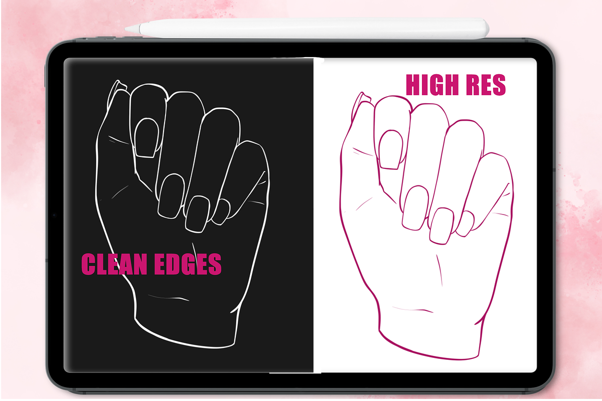 NAIL ART DESIGN PROCREATE BRUSH SET, a Brush Add-On by The GG Shop (Photo 10 of 11)