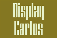 Display Carlos Font