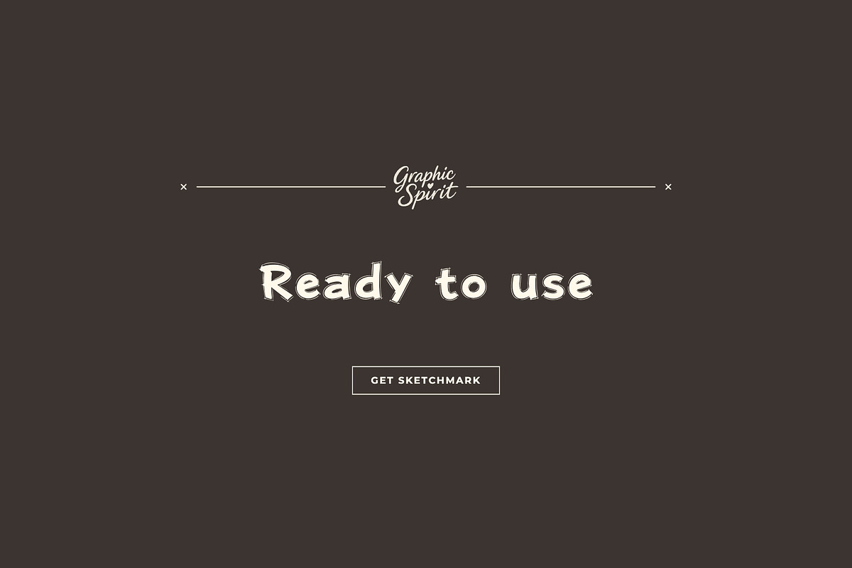 Sketchmark Cut Paper Display Font, a Sans Serif Font by Graphic Spirit (Photo 8 of 8)