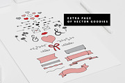 Hot Love Illustrator Brushes, a Brush Add-On by MarkieAnn Creative (Thumbnail 5 of 6)