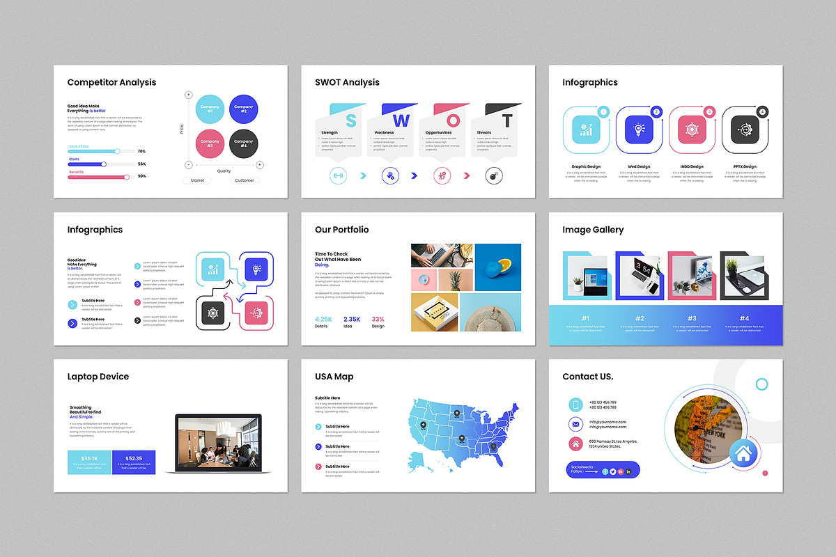 Business Plan & Deck - Google Slides preview 6