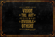 The Black vision (intro sale), a Blackletter Font by Rvq Type Foundry (Thumbnail 5 of 7)