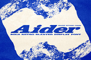 AIDER - Bold Retro Slanted Display, a Slab Serif Font by Hainz Studio (Thumbnail 1 of 10)