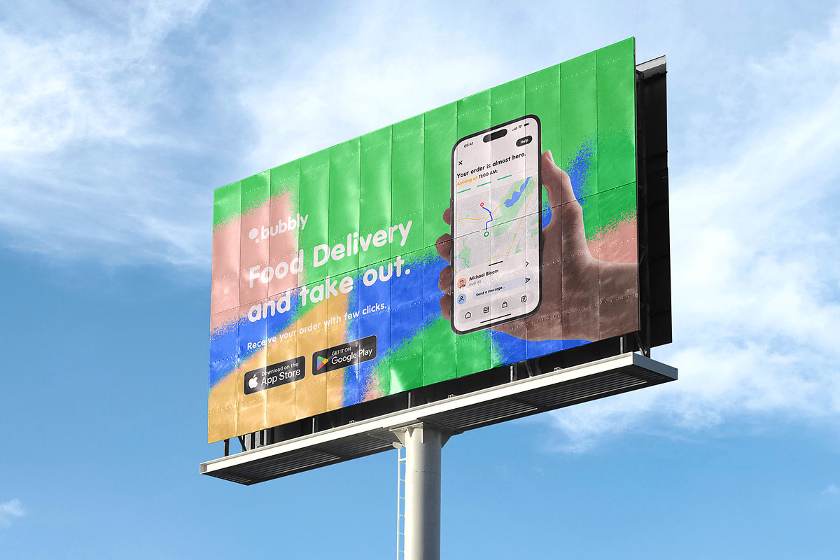 Billboard Poster Street Mockup, an Advertising Mockup by Asylab (Photo 4 of 5)