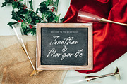 Hugetta Amphals Elegant Brush Font, a Script Font by Letterena Studios Script (Thumbnail 5 of 15)