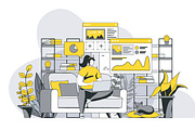 Business Outline Illustrations, a Templates & Theme by alexdndz (Thumbnail 25 of 52)