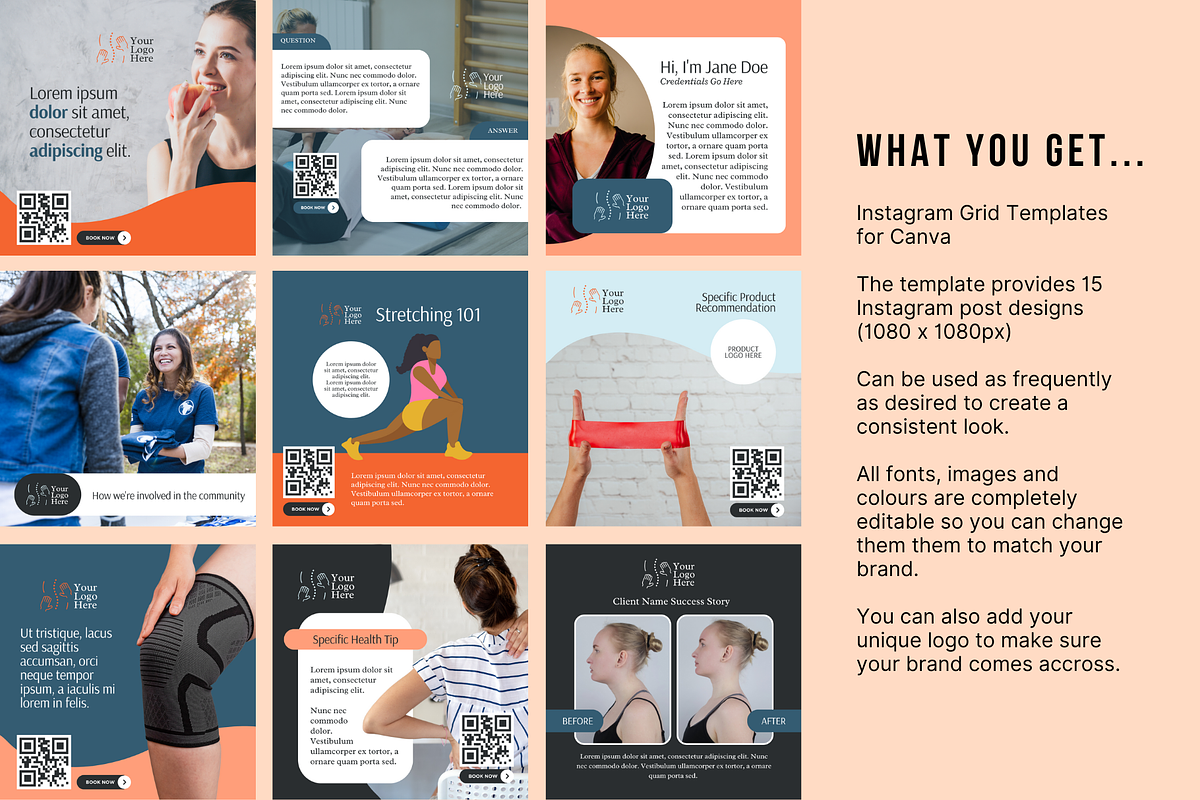 Physiotherapy Social Media, a Social Media Template by Sincerely Media (Photo 2 of 9)