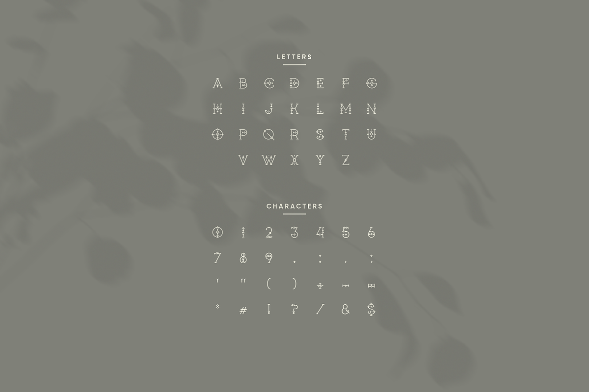 Hibure - Modern Artdeco Typeface, a Serif Font by Letterna (Photo 3 of 4)