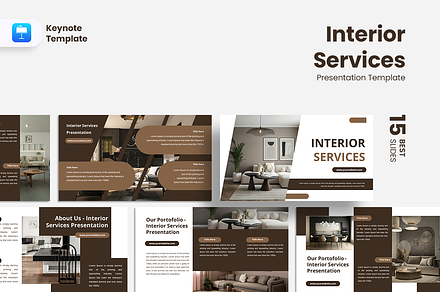 Interior Services - Keynote Template, a Presentation Template by QR Design Studio