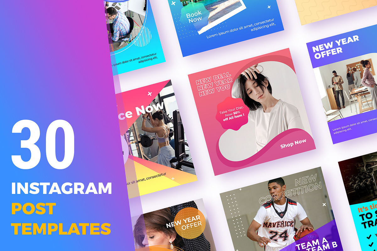 2020 Multipurpose Instagram Post, a Social Media Template by Typoerba (Photo 5 of 7)