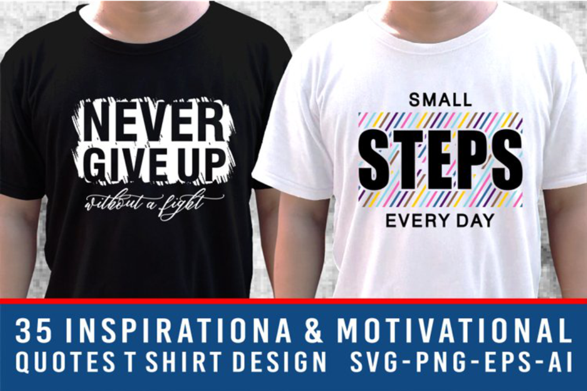 Quotes T shirt Design Bundle, a Graphic by D2PUTRI (Photo 7 of 17)