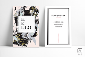 Creative business card template
