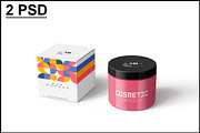 Cosmetic Jar Mockup, a Packaging Mockup by mockupbuys (Thumbnail 1 of 6)