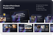 Modern Pitch Deck GoogleSlide, a Presentation Template by Annora Studio (Thumbnail 1 of 5)