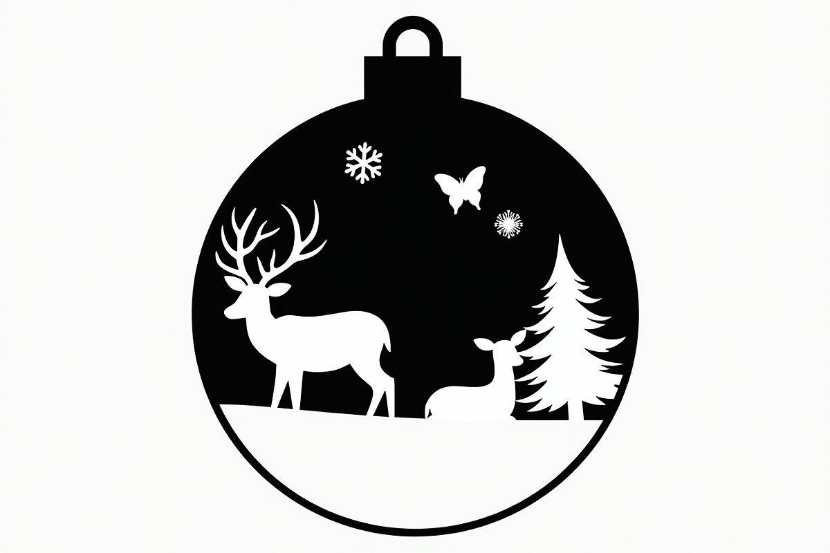 15 Christmas Laser Cut Ornament Bund, a Graphic by hafijul (Photo 5 of 14)