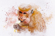 Watercolor Painting Photo Effect, a Brushes & More by INTENTFX (Thumbnail 5 of 12)