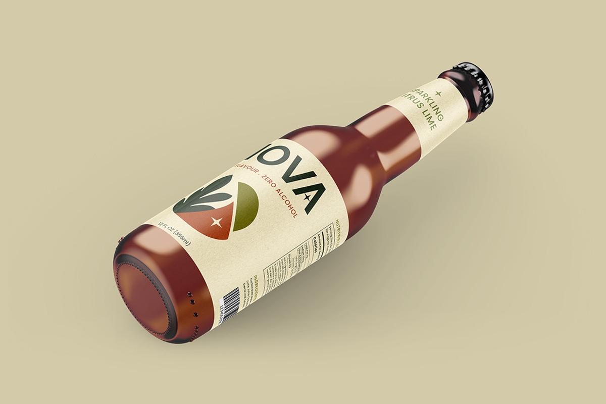 Glass Bottle Mockup Set, a Packaging Mockup by Mockups Planet (Photo 3 of 5)