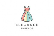 Elegant Pastel Dress, a Branding & Logo Template by Logocreative (Thumbnail 2 of 2)