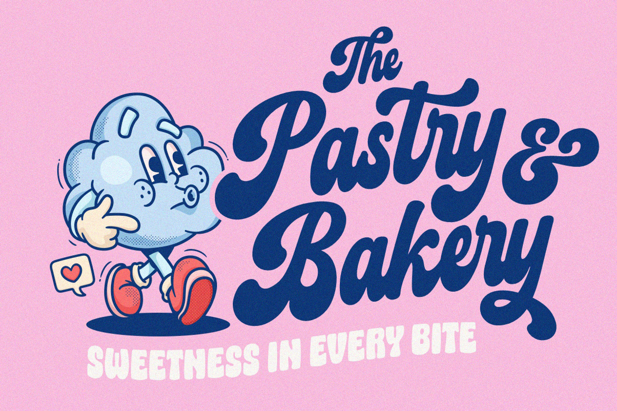 Retro Harmony Font, a Script Font by HansCo Studio (Photo 2 of 11)